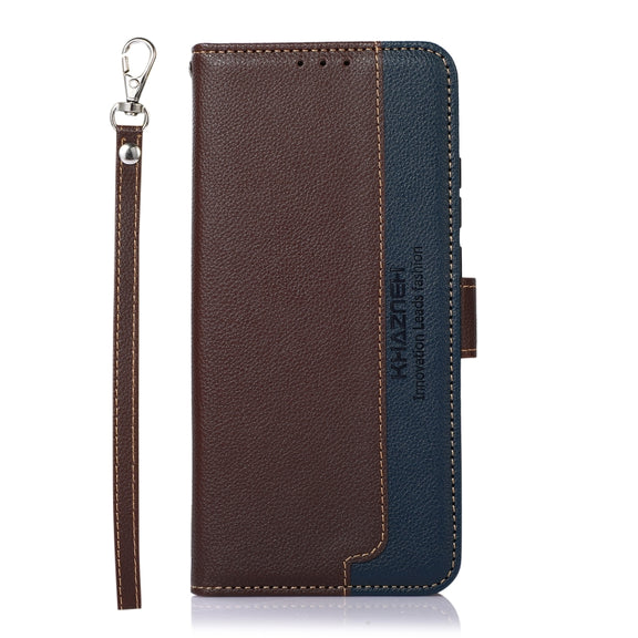 For Google Pixel 9 Pro KHAZNEH Litchi Texture Leather RFID Phone Case(Brown)