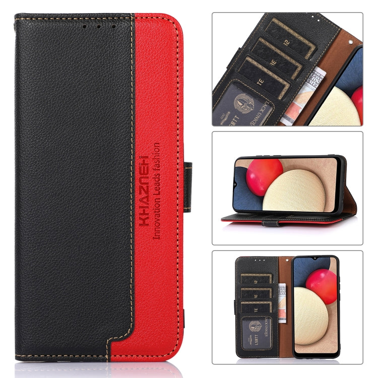 For Google Pixel 10 Pro / 9 Pro KHAZNEH Litchi Texture Leather RFID Phone Case(Black)