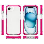 For iPhone 16e Acrylic Full Coverage Shockproof Phone Case(Pink)