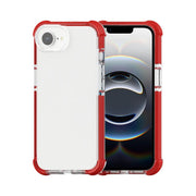 For iPhone 16e Acrylic Full Coverage Shockproof Phone Case(Red)