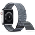 For Apple Watch Series 4 40mm Dual Hook and Loop Nylon Watch Band(Grey) - free shipping - PMC TechLife - Order now!