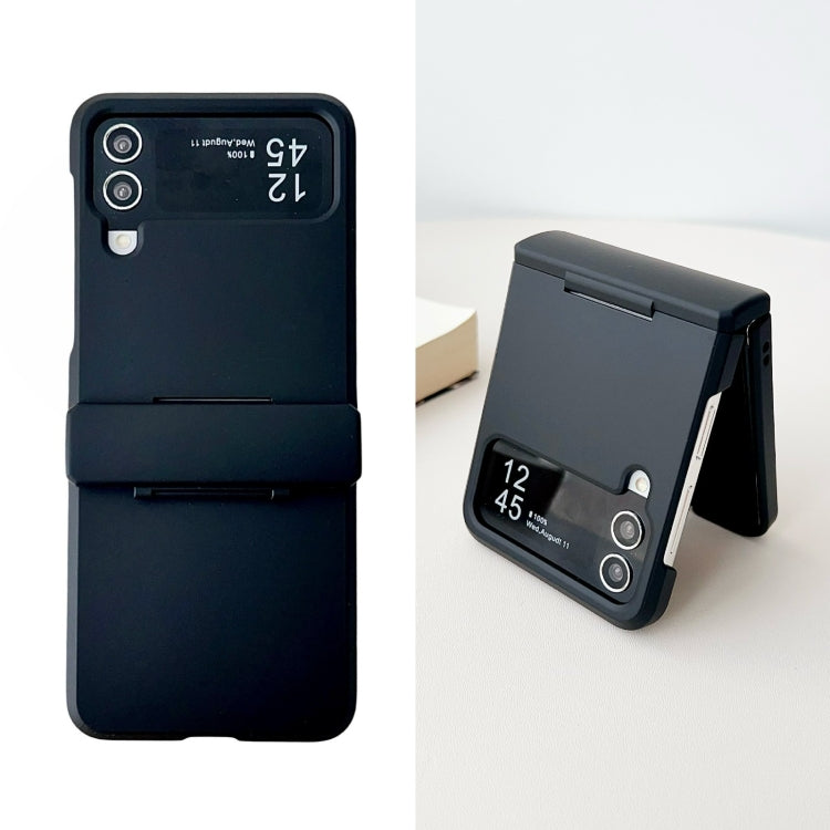 For Samsung Galaxy Z Flip3 5G Skin Feel PC Full Coverage Shockproof Phone Case(Black)