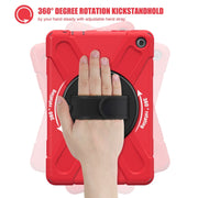 For Amazon Kindle Fire HD10 2023 Silicone Hybrid PC Full Body Tablet Case(Red)