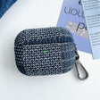 For AirPods Pro 2 Stitching Denim Cloth Bluetooth Earphone Protective Case(Rhombus) - For AirPods Pro 2 by PMC Jewellery | Online Shopping South Africa | PMC Jewellery | Buy Now Pay Later Mobicred
