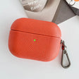 For AirPods Pro 2 Cross Texture PU Leather Bluetooth Earphone Protective Case(Red) - For AirPods Pro 2 by PMC Jewellery | Online Shopping South Africa | PMC Jewellery | Buy Now Pay Later Mobicred
