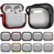 For AirPods 3 TPU Hybrid PC Case with Holder(Purple)