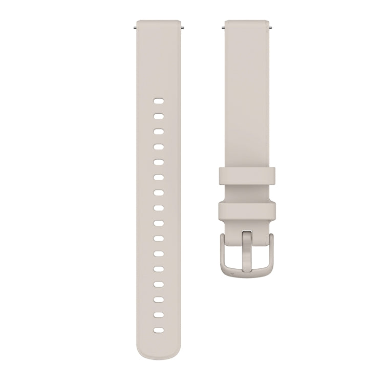 For Garmin Lily 2 Silicone Watch Band Wristband(Sand Gray)