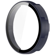 For Garmin Lily 2 PC + Tempered Film Integrated Watch Protective Case(Ink Blue)
