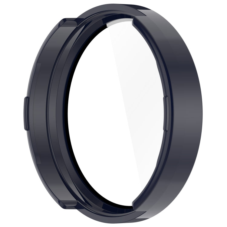 For Garmin Lily 2 PC + Tempered Film Integrated Watch Protective Case(Ink Blue)