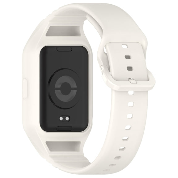 For Xiaomi Mi Band 8 Pro Solid Color Integrated TPU Watch Band(Starlight)