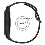 For Xiaomi Mi Band 8 Pro Solid Color Integrated TPU Watch Band(Navy Blue)