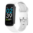 For Mambo Band 6S Solid Color Silver Buckle Silicone Watch Band(White) - Watch Bands by PMC TechLife | Online Shopping South Africa | PMC TechLife