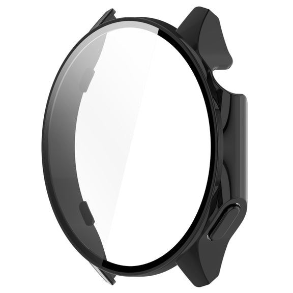 For OnePlus Watch 2 / OPPO Watch X PC + Tempered Film Integrated Watch Protective Case(Black)