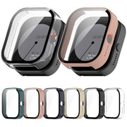 For CMF Watch Pro D395 PC + Tempered Film Integrated Watch Protective Case(Ivory White)