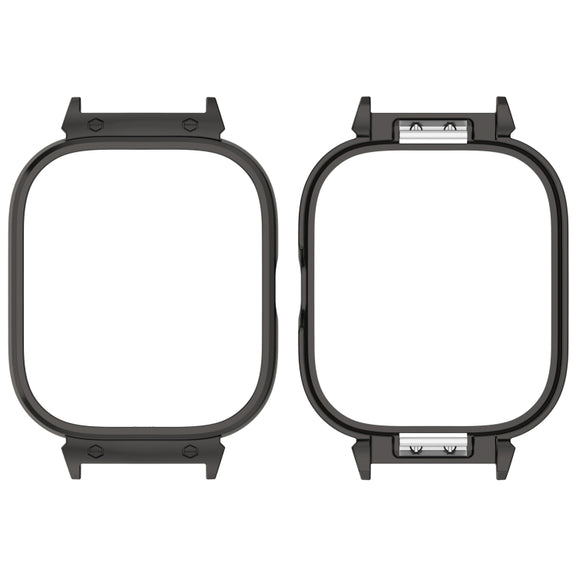 For CMF Watch Pro D395 20mm Metal Frame Watch Protective Case(Black)