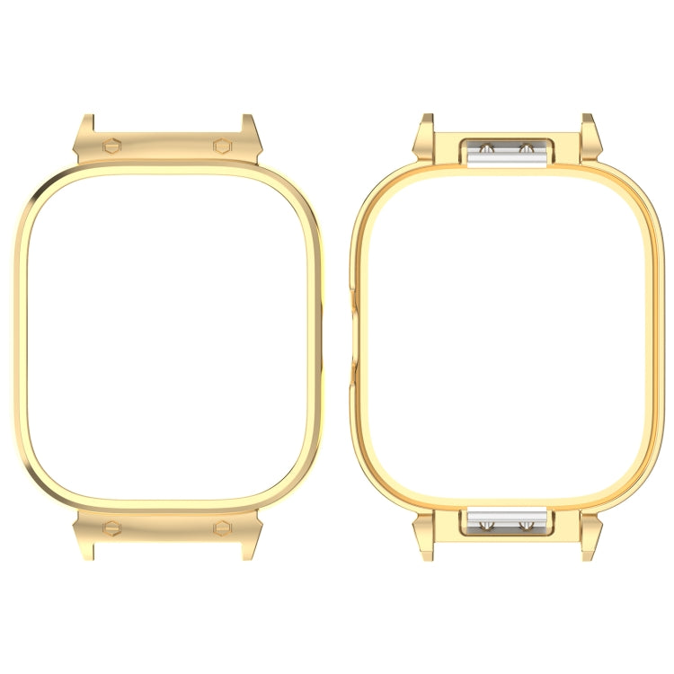 For CMF Watch Pro D395 20mm Metal Frame Watch Protective Case(Gold)