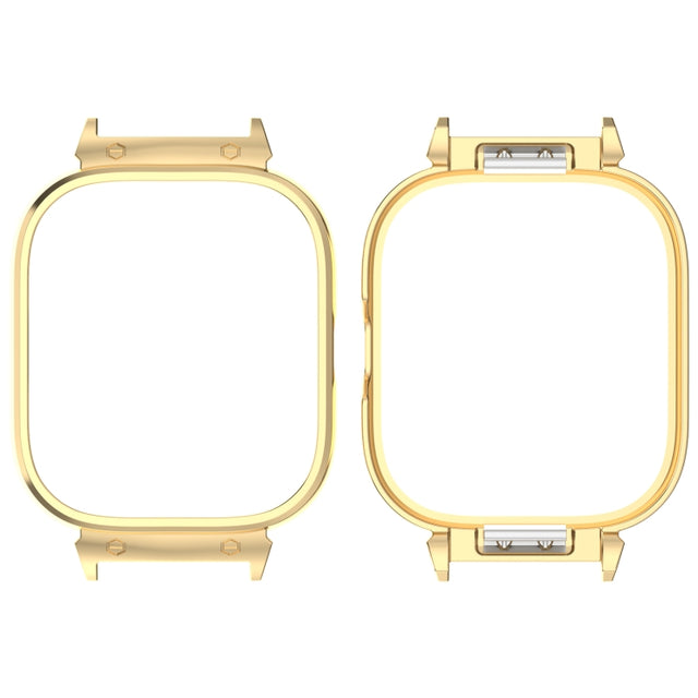 For CMF Watch Pro D395 20mm Metal Frame Watch Protective Case(Gold)