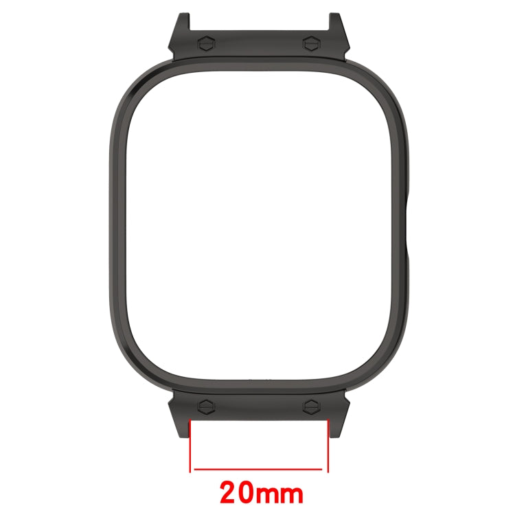 For CMF Watch Pro D395 20mm Metal Frame Watch Protective Case(Gold)
