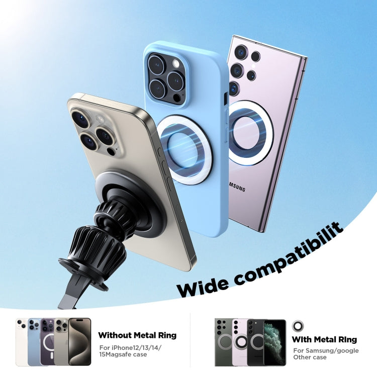 JOYROOM JR-ZS406 Magsafe Magnetic Car Phone Mount Air Vent Holder(Black)