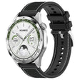 22mm Hybrid Nylon Braid Silicone Watch Band(Black) - 22mm Bands by PMC TechLife | Online Shopping South Africa | PMC TechLife