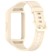 For Samsung Galaxy Fit 3 Solid Color Integrated TPU Watch Band(Starlight)