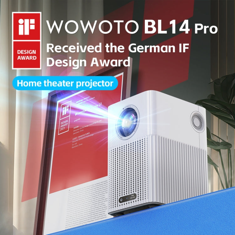 WOWOTO BL14Pro 4.41 inch LCD Display 1080P HD Smart Projector(US Plug)