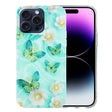 For iPhone 16 Pro Colorful Painting Pattern TPU Phone Case(Butterflies) - iPhone 16 Pro Cases by PMC TechLife | Online Shopping South Africa | PMC TechLife | Buy Now Pay Later Mobicred