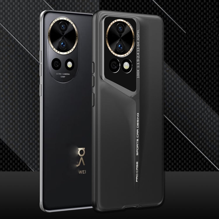 For Huawei Nova 12 GKK Blade Ultra-thin Full Coverage Phone Case(Black)