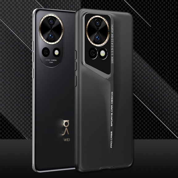 For Huawei Nova 12 GKK Blade Ultra-thin Full Coverage Phone Case(Black)