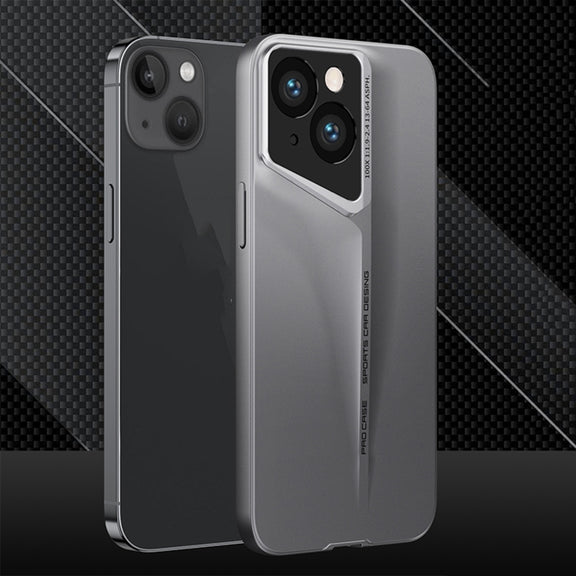 For iPhone 15 GKK Blade Ultra-thin Full Coverage Phone Case(Grey)