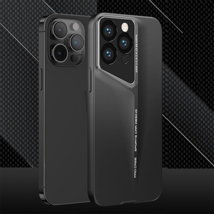 For iPhone 15 Pro GKK Blade Ultra-thin Full Coverage Phone Case(Black)