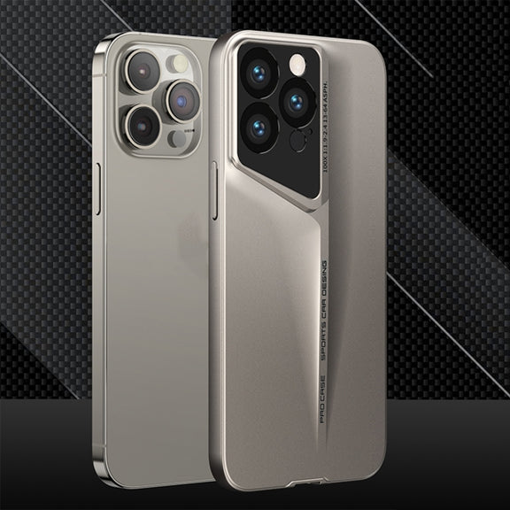 For iPhone 15 Pro GKK Blade Ultra-thin Full Coverage Phone Case(Gold)