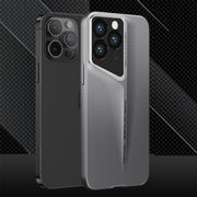 For iPhone 15 Pro Max GKK Blade Ultra-thin Full Coverage Phone Case(Grey)