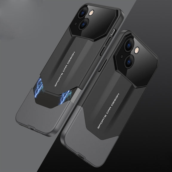 For iPhone 15 GKK Imitation Ultimate Design All-inclusive Shockproof Phone Case(Balck)