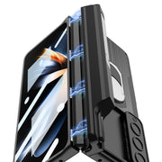 For Samsung Galaxy Z Fold4 GKK Integrated Magnetic Armor Full Coverage Phone Case(Brushed Texture)