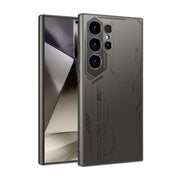 For Samsung Galaxy S23 Ultra 5G GKK AG Craft Skin Feel Exploration Edition Full Coverage Phone Case(Black)