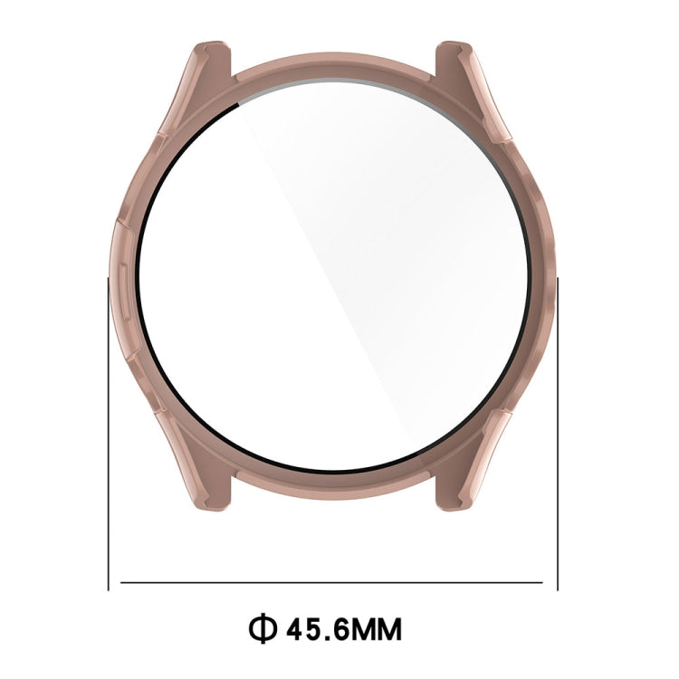 For Garmin Forerunner 165 / 165 Music PC + Tempered Film Integrated Watch Protective Case(Transparent)