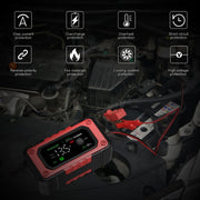 FOXSUR 7A 12V Car / Motorcycle Smart Battery Charger, Plug Type:US Plug(Red)