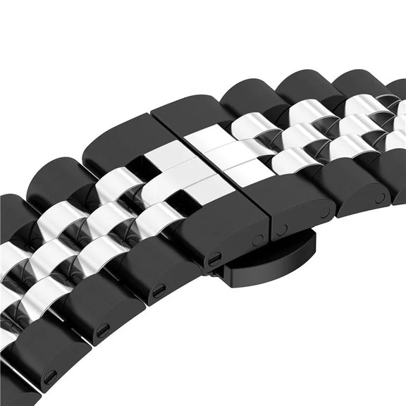 For  Xiaomi Redmi Watch 4 Five-bead Butterfly Buckle Metal Watch Band(Silver)