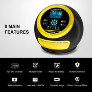 FOXSUR 20A 12V 24V Car / Motorcycle Smart Battery Charger, Plug Type:US Plug(Yellow)