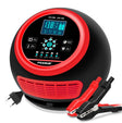 FOXSUR 20A 12V 24V Car / Motorcycle Smart Battery Charger, Plug Type:UK Plug(Red) - free shipping - PMC TechLife - Order now!