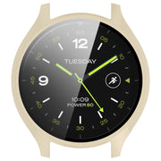 For Xiaomi Watch 2 PC + Tempered Film Integrated Watch Protective Case(Ivory White)