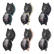 For Honor Watch GS 4 PC + Tempered Film Integrated Watch Protective Case(Black)