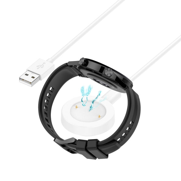 For Honor Watch GS 4 Smart Watch Magnetic Charging Cable, Style:Split(White)