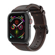 For Apple Watch Series 2 42mm DUX DUCIS Business Genuine Leather Watch Strap(Coffee) - Watch Bands by DUX DUCIS | Online Shopping South Africa | PMC TechLife | Buy Now Pay Later Mobicred