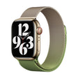 For Apple Watch Series 8 41mm Milan Gradient Loop Magnetic Buckle Watch Band(Gold Green) - Watch Bands by PMC TechLife | Online Shopping South Africa | PMC TechLife