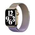 For Apple Watch Series 6 40mm Milan Gradient Loop Magnetic Buckle Watch Band(Gold Lavender) - Watch Bands by PMC TechLife | Online Shopping South Africa | PMC TechLife