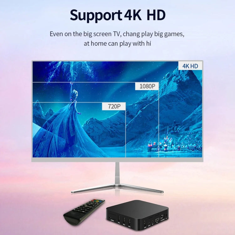 MXQ Pro RK3228A Quad-Core CPU 4K HD Network Set-Top Box, RAM:2GB+16GB(AU Plug)