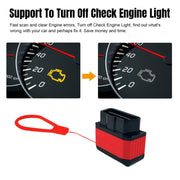 KONNWEI KW905 Bluetooth 5.0 Car OBD2 Scanner Support Android & iOS(Black Red)