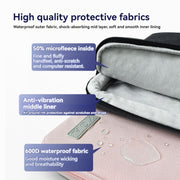 ZGA BG-01 Water-resistant Laptop Handbag, Size:16 inch(Pink)